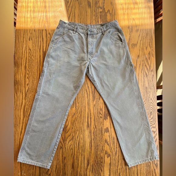Rustler Carpenter Pants.  No size tags (measurements below) - Picture 2 of 4